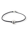 Handmade Bracelet with Eye and Perforated Circular Outline