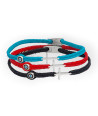 Handmade Medium Size Cross Bracelet with Round Eye