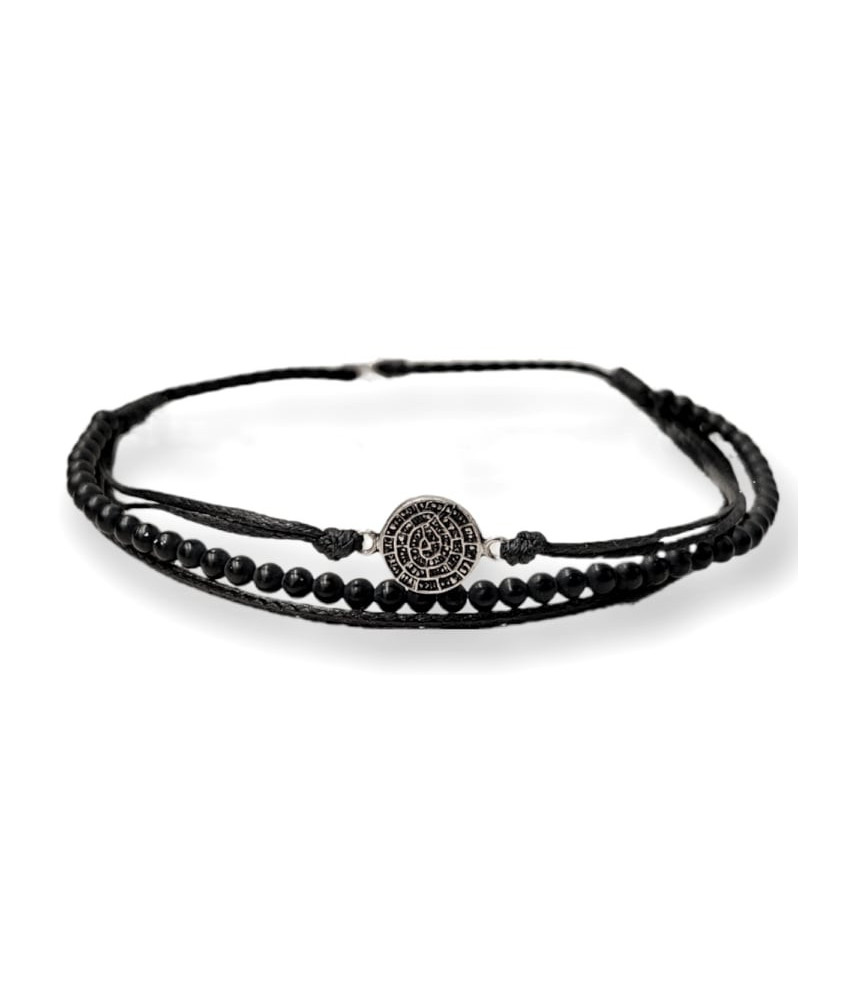 Bracelet with miniature Phaistos Disc