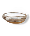 Handmade Multi-String Bracelet with Silver Arrow
