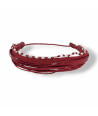 Handmade Multi-String Bracelet with Sterling Silver Elements