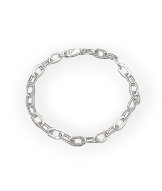Handmade Silver Chain with Oval Links