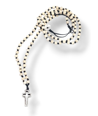 Χειροποίητο Ροζάριο Σταυρός Διάτρητος Σφυρήλατος