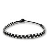 Handmade Silver Bracelet In Zipper Style