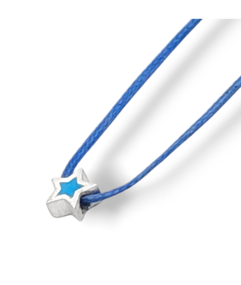 Handmade Silver 3D Star Necklace