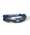 Handmade Double Bracelet with Rosary Cross