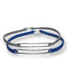 Handmade Perforated Forged Identity Bracelet